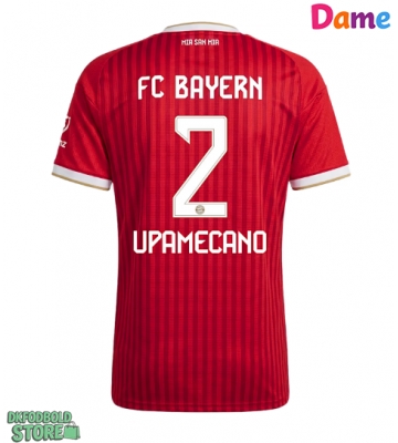 Bayern Munich Dayot Upamecano #2 Replika Hjemmebanetrøje Dame 2026-27 Kortærmet